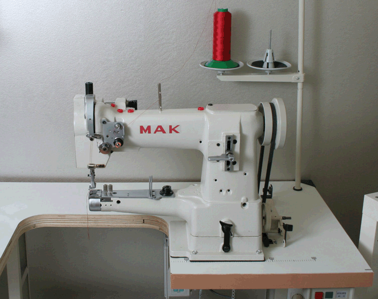 MAK TE335 999€ freiarm Nähmaschine mit Dreifachtransport