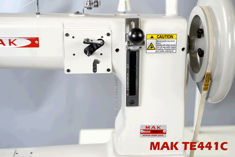 MAK TE441C 3490€ 420mm Machine à coudre industrielle Bras long canon Triple entrainement