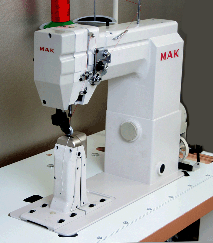 MAK TE4910P 1499€ Postbed Industrial sewing machine Walking foot Driven roller presser