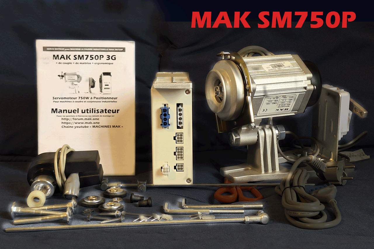 Servo moteur SM750P G3 219€ machine coudre industrielle positionneur
